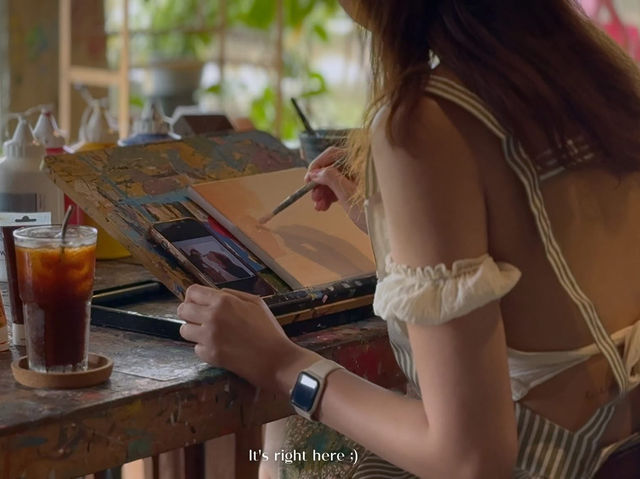 🖌️🎨ijoy studio ร้านวาดรูปน่ารัก ในตลาดหัวตะเข้