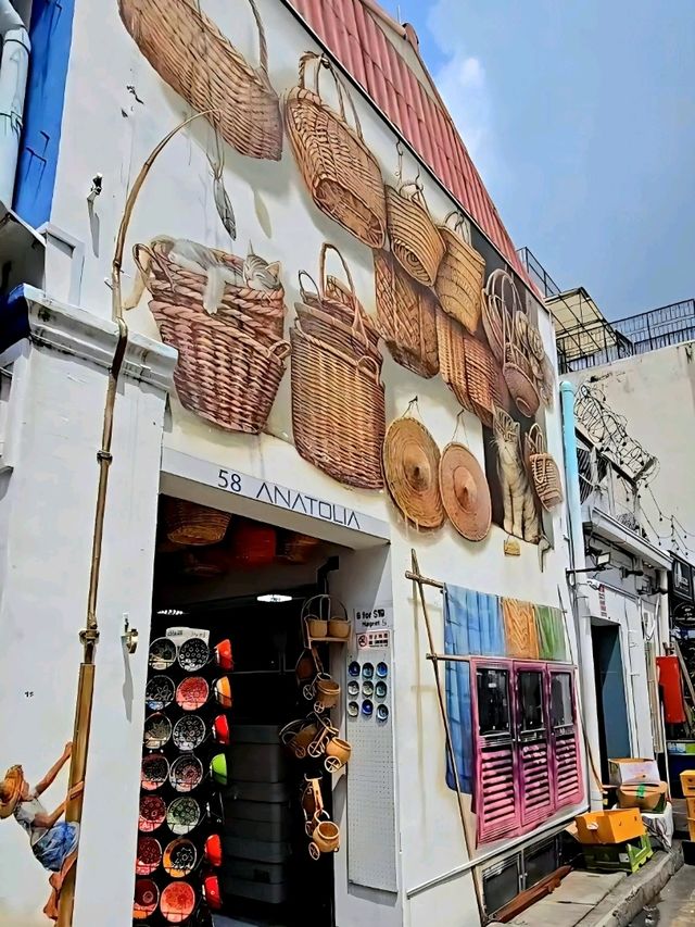 A Burst of Color: Exploring the Murals of Arab Street and Haji Lane in Singapore