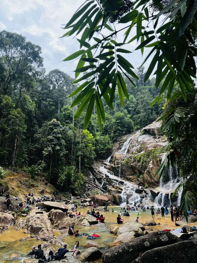 “Emerald Cascades: Sungai Pandan’s Cascading Haven” 