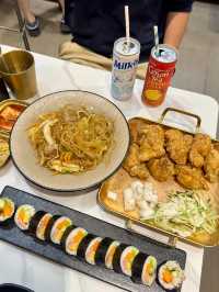 抵食二人餐 烤牛肉粉絲 紫菜包飯@SUN HARU