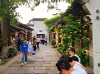 I came to this ancient town in Jiangnan, and I instantly fall in love with it
