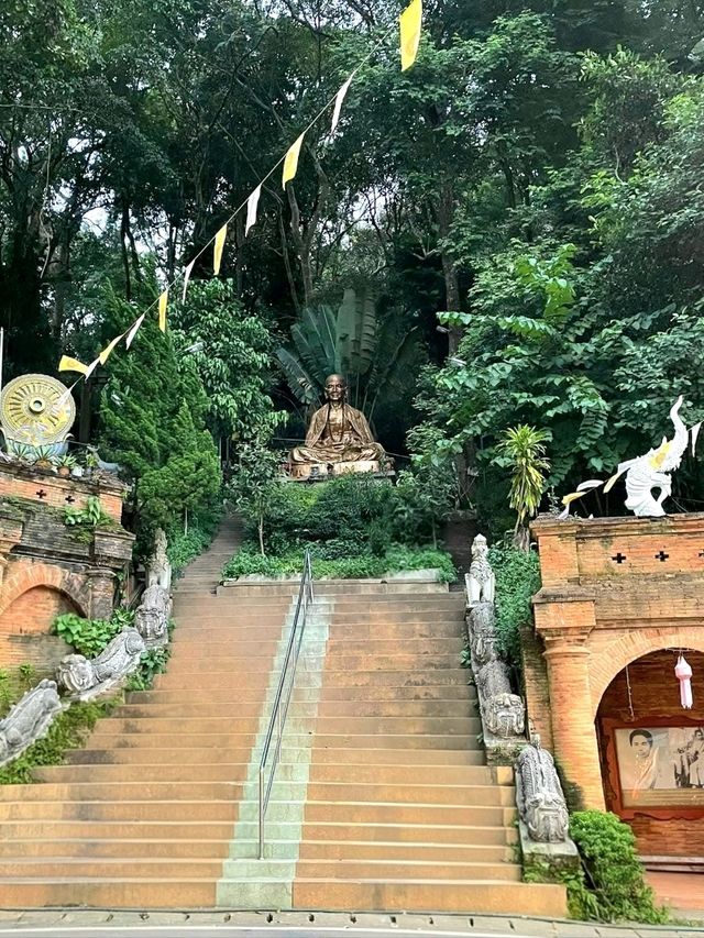 Walking Through Wat Phra That Doi Suthep in Chiang Mai