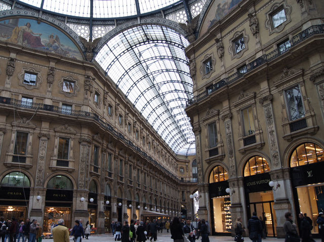 🛍️ Elegance Under Glass – Galleria Vittorio Emanuele II, Milan