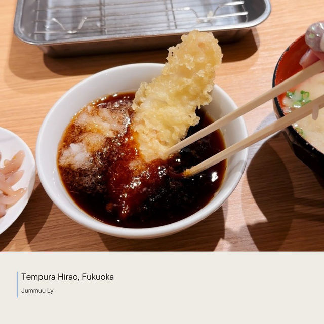 🍤 Tempura Hirao - Fukuoka