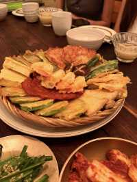 ๐ฐ๐ท Sinsa-dong Vibes๏ฝTried the Viral Honey Makgeolli at Sinsa-jeon