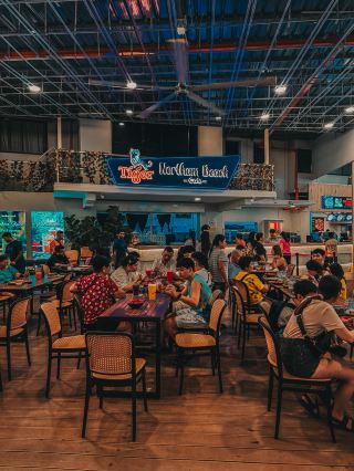 Seaside Dining at Northam Beach Café, Penang