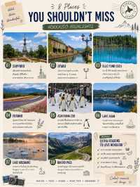 🇯🇵 HOKKAIDO 8 วัน 7 คืนจัดเต็มทั้งเมือง ภูเขา ทะเลสาบ และอาหาร 🍜🏔️