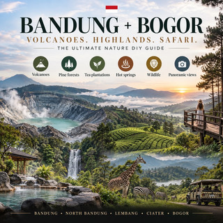 BANDUNG + BOGOR — Ultimate Highland & Safari Adventure 🌋🌲🦁