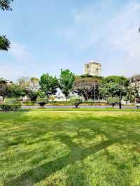 Enjoying Rizal Park