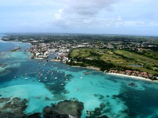 Incredible flight over Guadeloupe