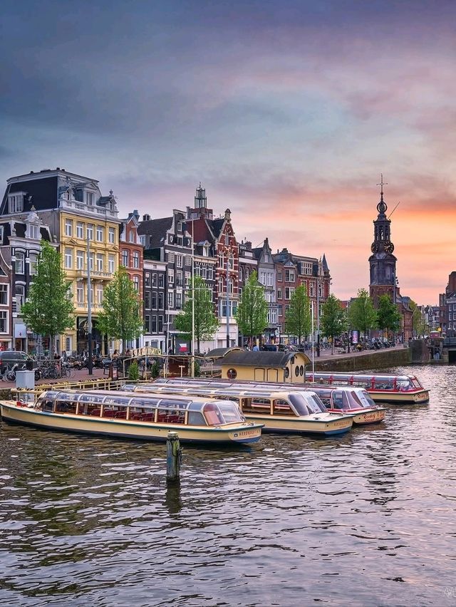 🌷 “Golden Canals & Tulip Dreams: A Day in Amsterdam” 🇳🇱