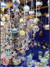 ✨ Christmas Market Bressanone – Blue & White Ornaments ✨