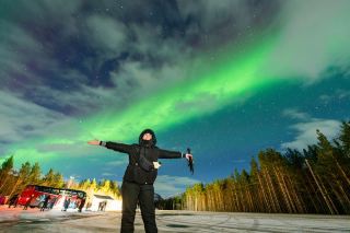 Aurora Borealis - I trained my eyes to see in the dark.