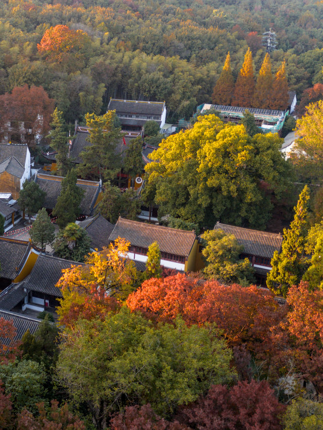 常熟虞山的深秋｜你說美不美？ 我鏡頭下的興福寺