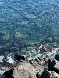 在濟州島真的能看到不同藍色的海！！
