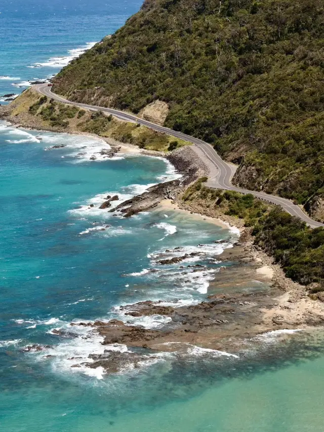 Scenery of the Great Ocean Road in Australia