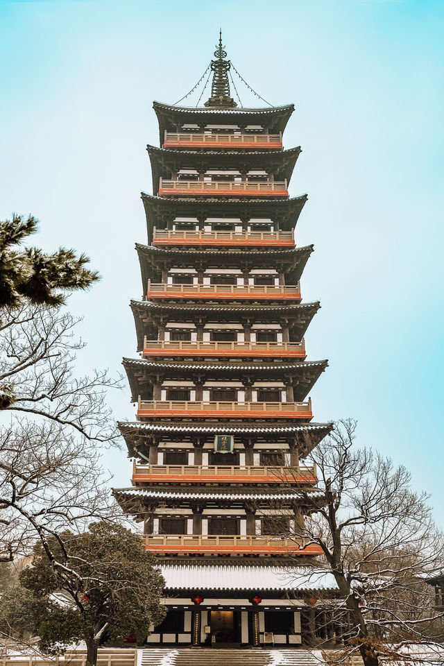 揚州｜雪後大明寺，驚鴻一瞥美若仙境