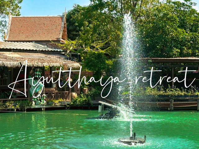 Ayutthaya retreat คาเฟ่สุดชิคที่อยุธยา