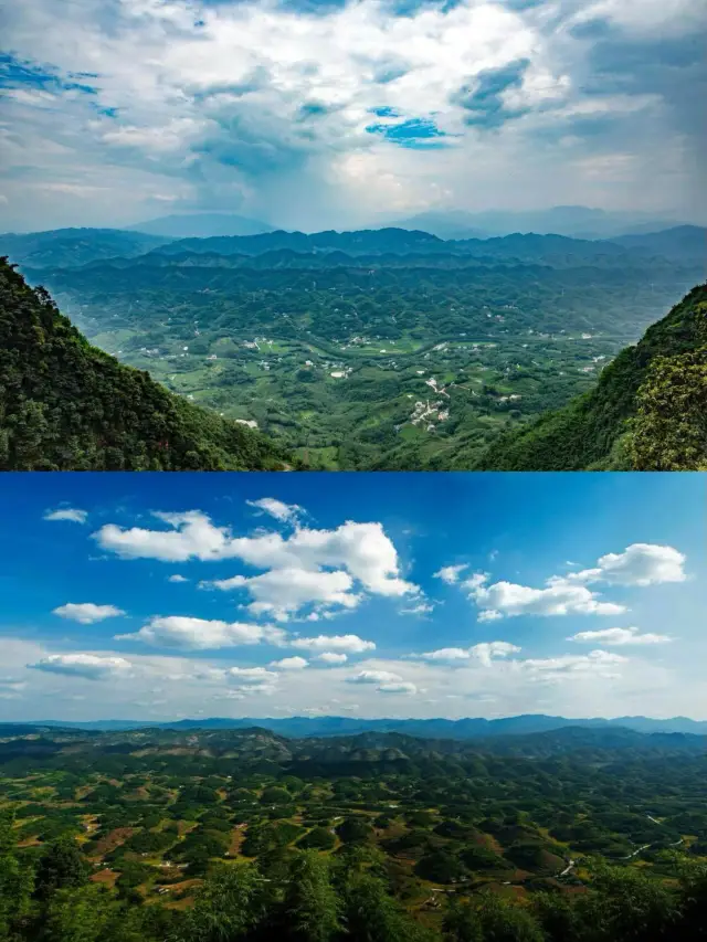 蜀南竹海，“雲山竹海，天上人間