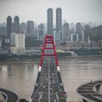 The BIG RED BRIDGE!