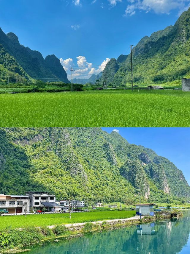 都安澄江會開花的河美得像一幅畫不要