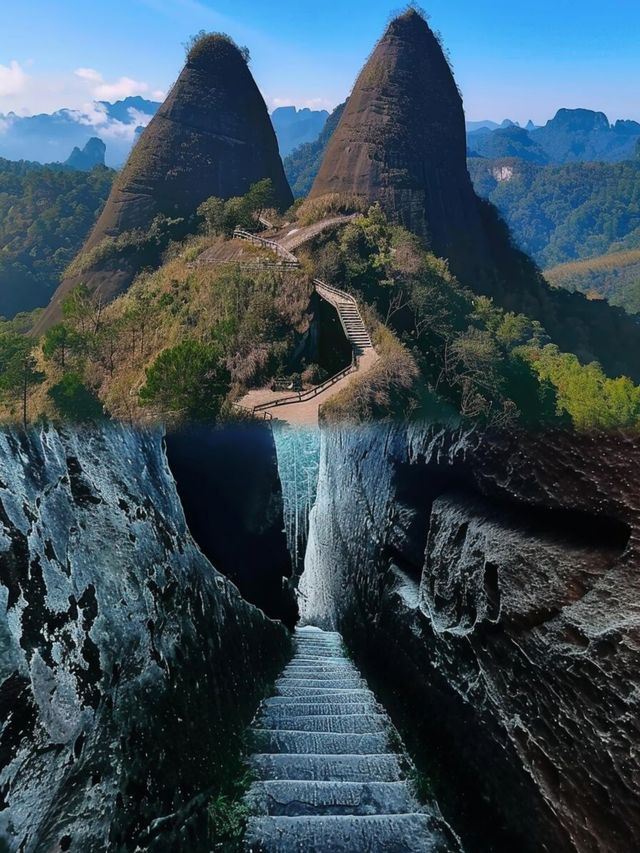 崀山景區!八角寨、天一巷、辣椒峰、扶夷江、紫霞峒這五大美景。