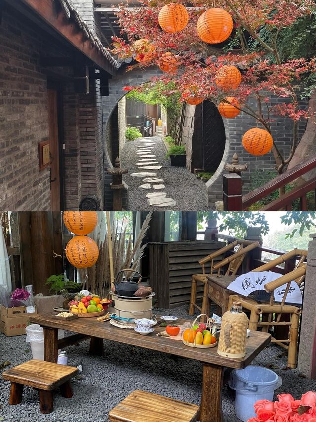 古風私湯體驗，一房一院一私湯，超值享受慢生活。