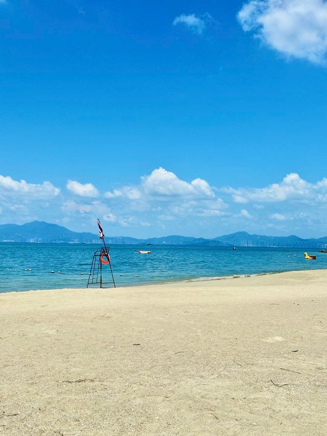 惠州海邊度假。