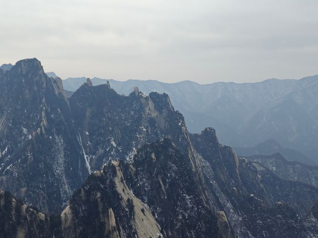 華山的險峻是一絕