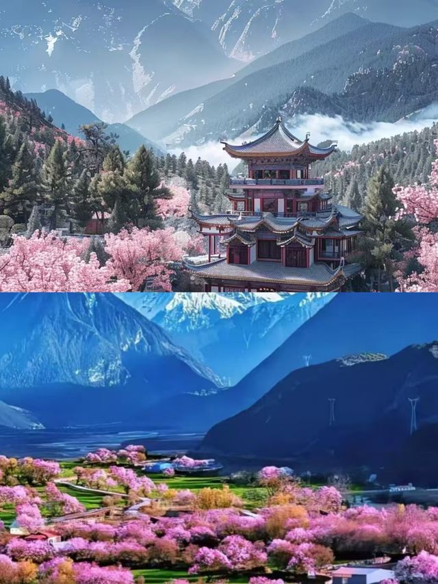 3月的林芝，真的是人間理想。