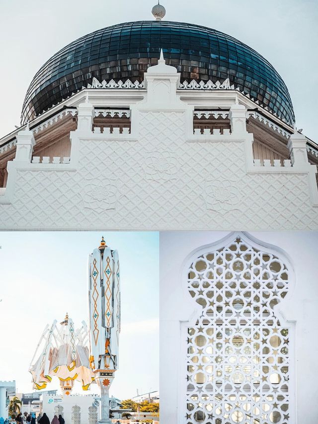 震撼！印尼班達亞齊大清真寺，不止是信仰地標