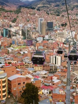 Spent a day floating above La Paz, Bolivia.
