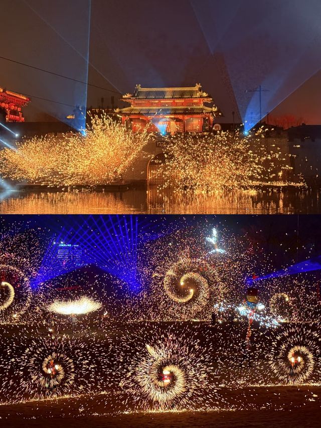 開封打鐵花靚到窒息，太震撼喇～