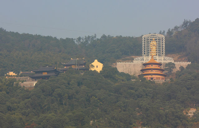 徒步美女山，打卡寧波小天壇