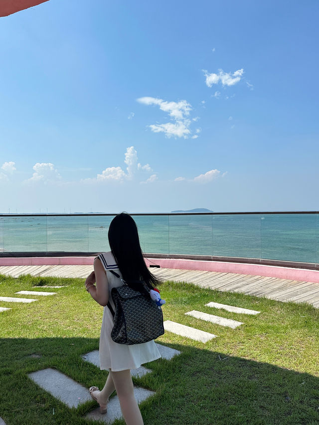 威海嘅藍藍海邊