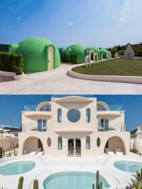 在萬寧挖到「聖托里尼平替」！這民宿真的不是國外啊喂！