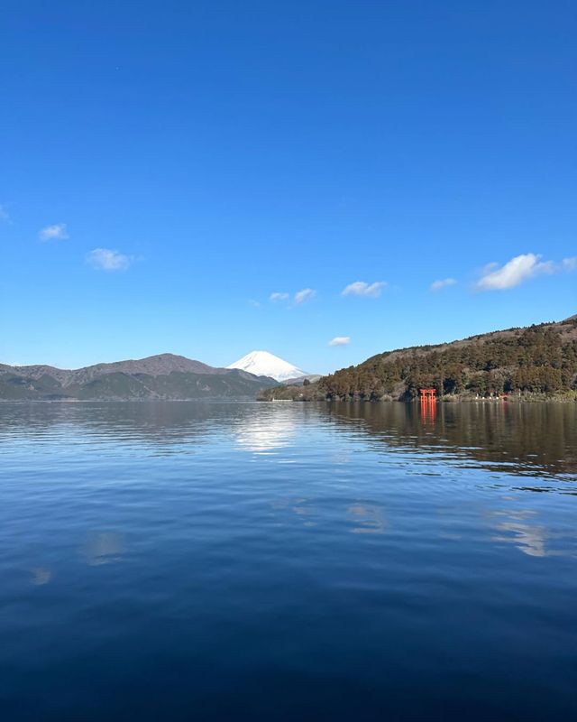 富士山作為背景，海風作為序章，箱根×江之島一日遊