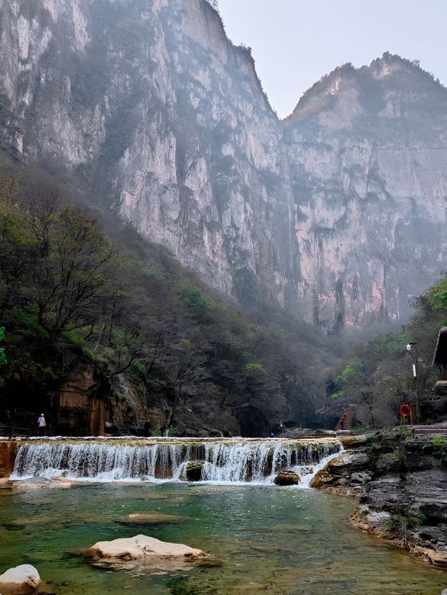 抬頭便是銀河落九天雲台山泉瀑峽