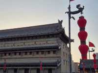 Sunset on Xian City Wall🌇