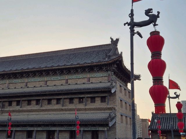 Sunset on Xian City Wall🌇