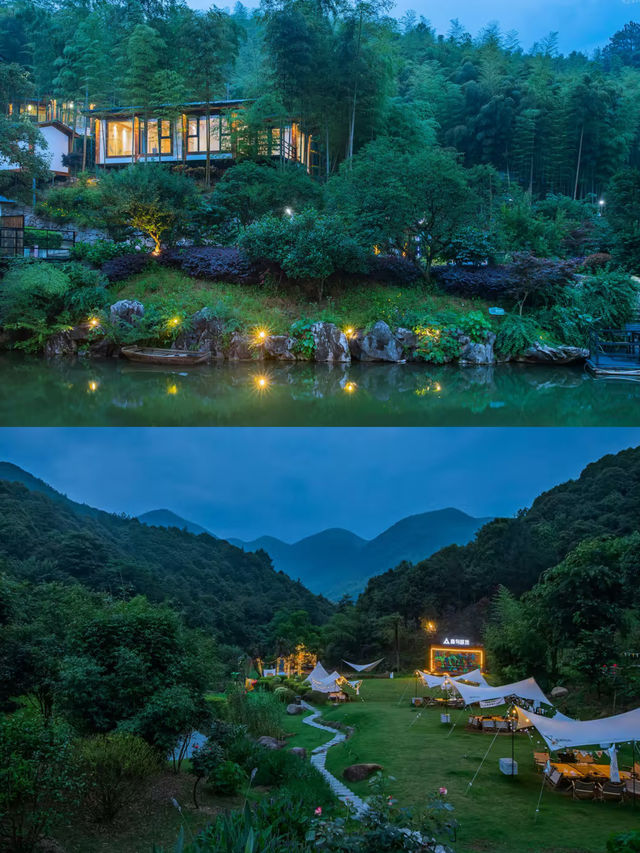 安吉暖冬私湯木屋!泡湯看星空太治癒 安吉暖冬私湯木屋!泡湯看星空太治癒