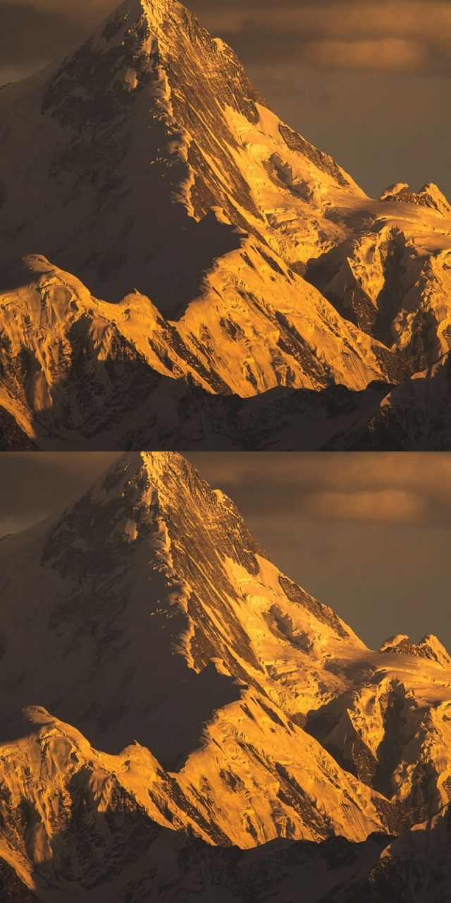 當雪山碰上經幡,靈魂碰上祝福 當雪山碰上經幡,靈魂碰上祝福