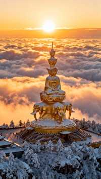 冬遊峨眉山|這就是神仙住的地方吧