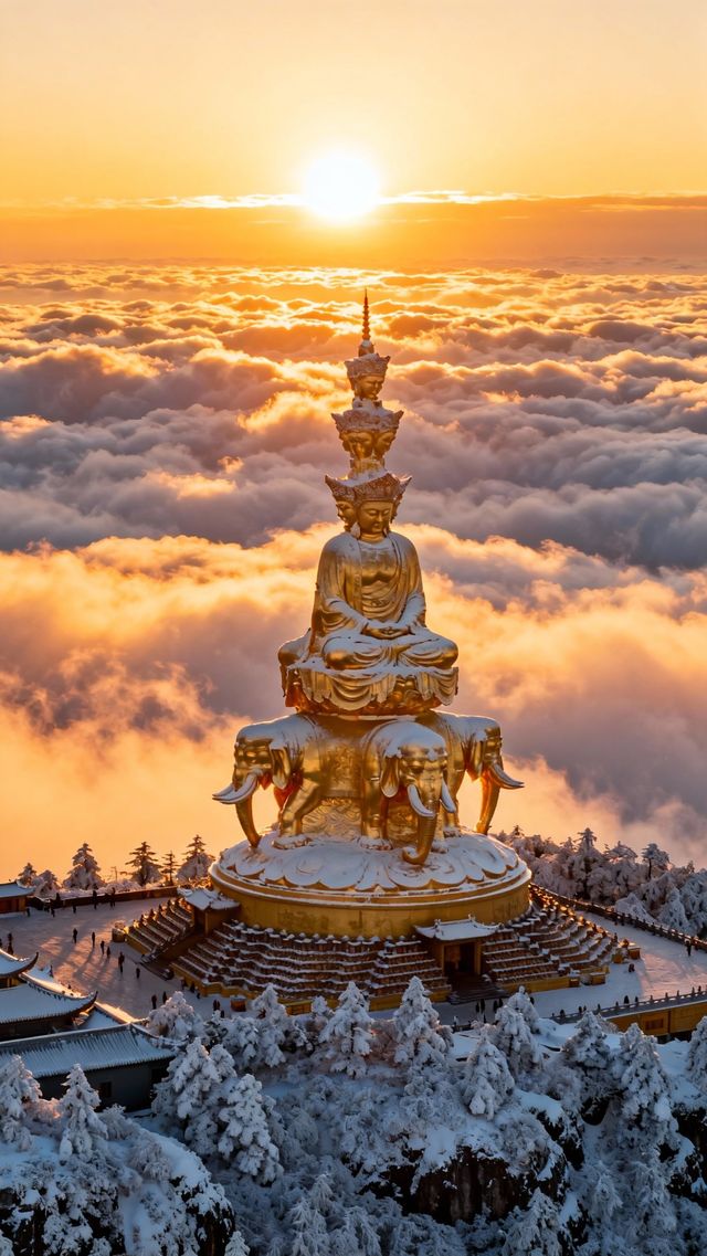 冬遊峨眉山|這就是神仙住的地方吧 冬遊峨眉山|這就是神仙住的地方吧
