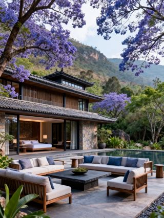 Дворик Фумин Шанхэ | Окунитесь в китайскую романтику среди деревьев жакаранды вместе с детьми