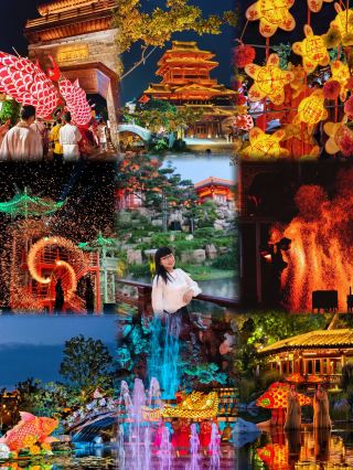 Nishan Luyuan village night tour is amazing! Fish lantern parade, shehuo folk performance, and light show make for a thrilling evening