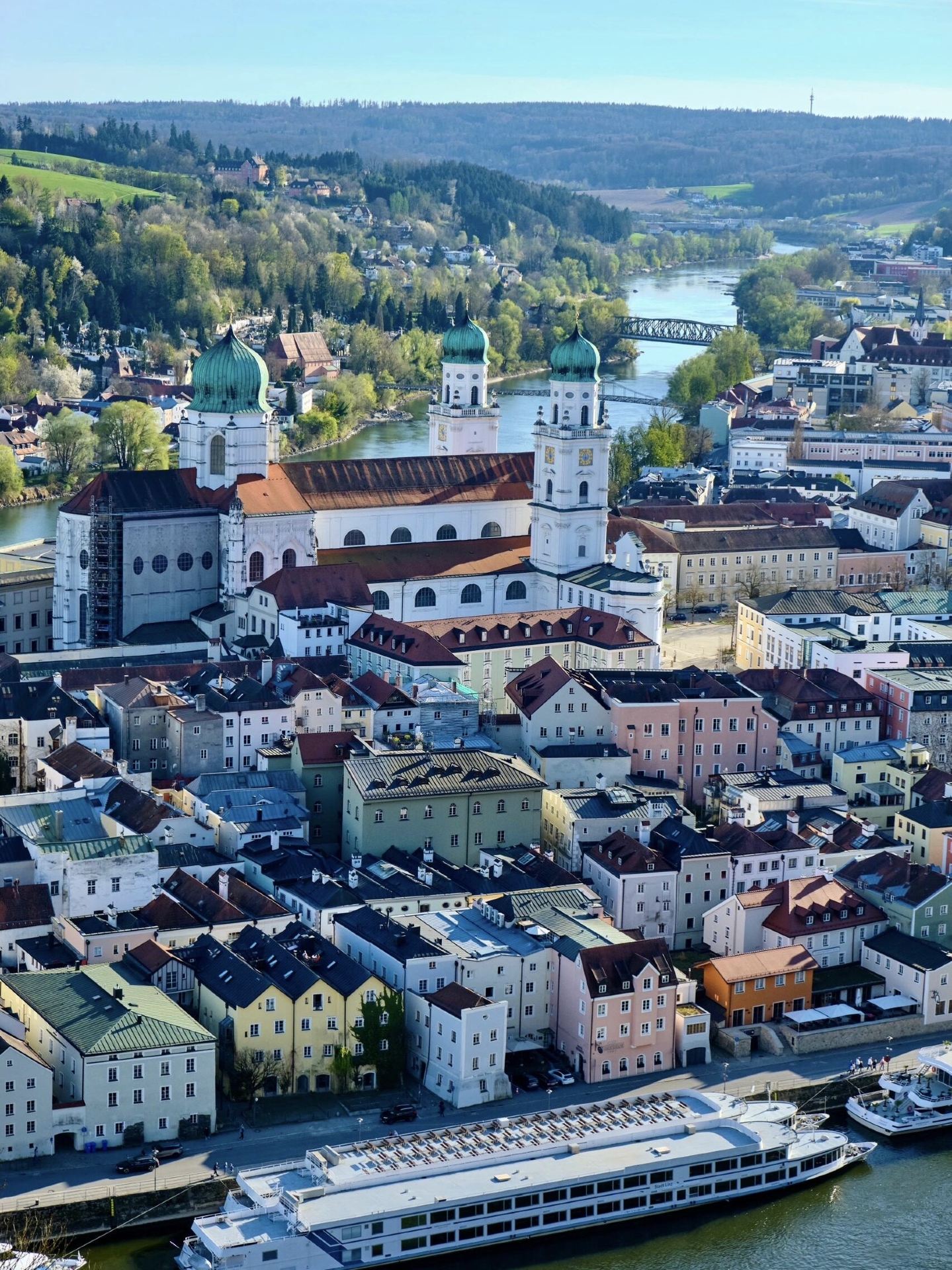 One Day in Passau, the German Border Town: Retracing "Sissi’s" Footsteps and Seeing the Confluence of Three Rivers