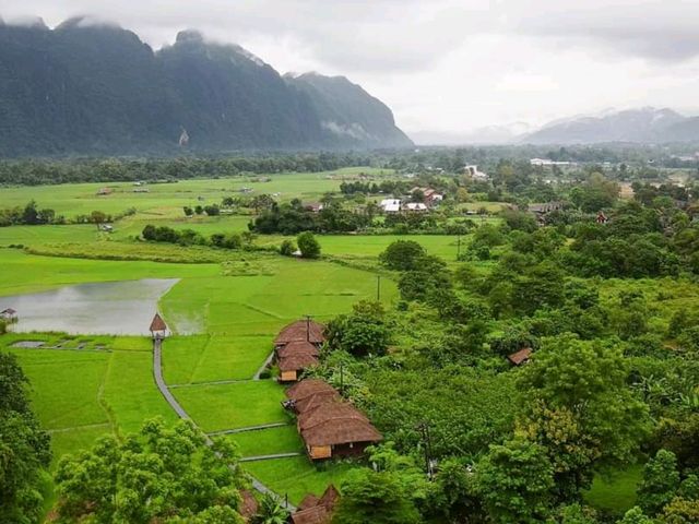 จุดเช็คอินที่เที่ยวที่พักยืนหนึ่งในวังเวียง