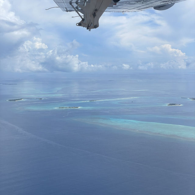 Seaplane in Maldives