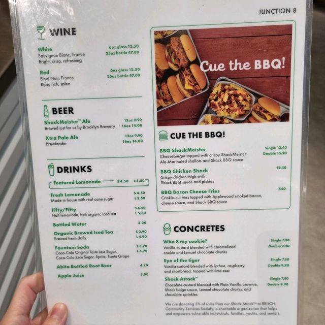 Newly Opened Shake Shack at Junction 8
